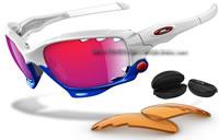 Oakley Jawbone Custom Matte White / + Red Iridium Vented (1619)